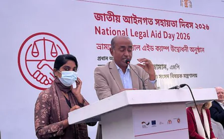লিগ্যাল এইড সুবিধা মানুষের দোরগোড়ায় পৌঁছে দিতে চায় সরকার : আইনমন্ত্রী