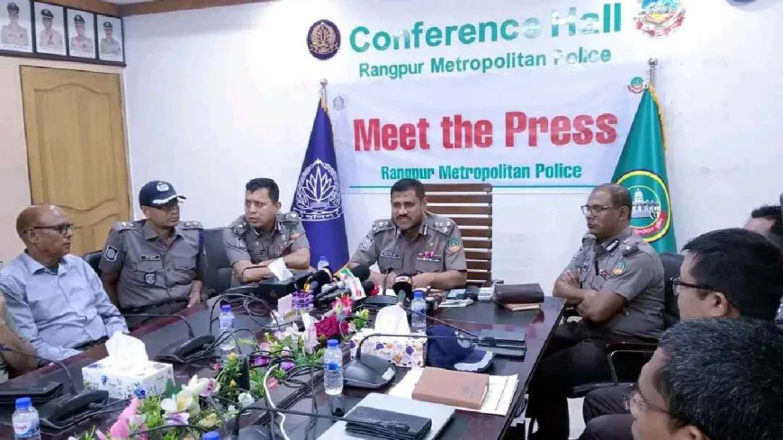 রংপুরকে মাদকমুক্ত করতে সাংবাদিকদের সহযোগিতা চাইলেন কমিশনার