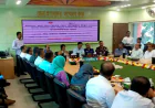 খুলনা বিভাগীয় কমিশনারের সাথে সাতক্ষীরার সরকারি কর্মকর্তাদের মতবিনিময় সভা