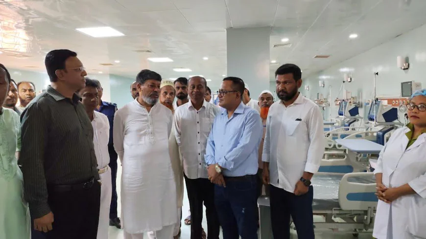 মাদারীপুর জেলা হাসপাতালে হাম রোগীদের জন্য আইসিইউ সেবা চালু