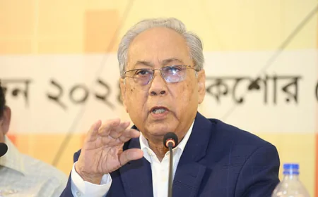 অংশগ্রহণমূলক রাজনীতির পরিবেশ গড়ে তোলা জরুরি: আনিসুল ইসলাম মাহমুদ