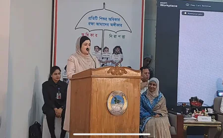 ‘ডে-কেয়ার সেন্টার’ দেশের ভবিষ্যৎ গঠনে গুরুত্বপূর্ণ : ডা. জুবাইদা রহমান