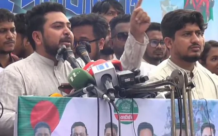 সরকার গণভোট ও জুলাই সনদ অস্বীকার করছে: নাহিদ ইসলাম