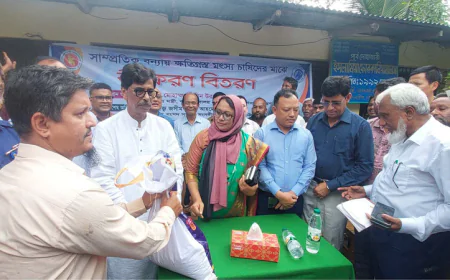 বন্যার্ত কৃষকদের পুনরায় চাষাবাদে ফেরাতে সহায়তা অব্যাহত: কৃষিমন্ত্রী