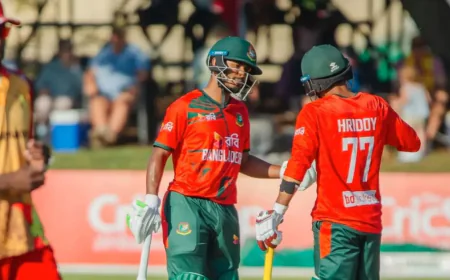 জিম্বাবুয়েকে হারিয়ে টি-টোয়েন্টি সিরিজ জিতল বাংলাদেশ