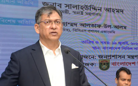 দেশপ্রেম ও সততার সঙ্গে দায়িত্ব পালনের আহ্বান স্বরাষ্ট্রমন্ত্রীর