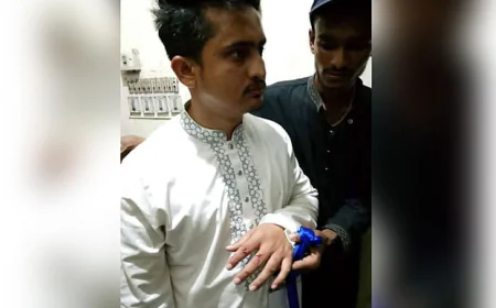 হবিগঞ্জে নাসীরুদ্দীন পাটওয়ারীর গাড়িতে হামলা, অবরুদ্ধ সারজিস আলম