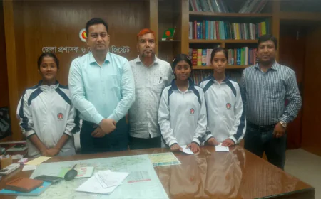 ‘নতুন কুঁড়ি-স্পোর্টসে’ শৈলকুপার তিন কিশোরীর সাফল্য