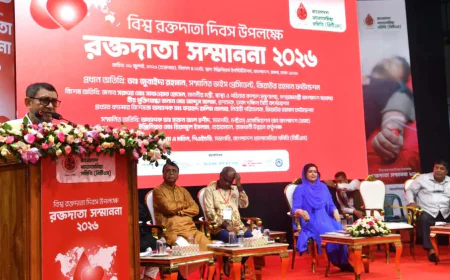 থ্যালাসেমিয়া রোগীদের সর্বোচ্চ সহায়তার আশ্বাস স্বাস্থ্যমন্ত্রীর
