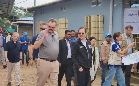 যুক্তরাষ্ট্রের বিশেষ দূতের রোহিঙ্গা আশ্রয় শিবির পরিদর্শন