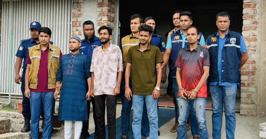 মাকে মারধর-শ্লীলতাহানির জেরে ভাড়াটিয়াকে কুপিয়ে হত্যা, গ্রেপ্তার ৪ সহোদর