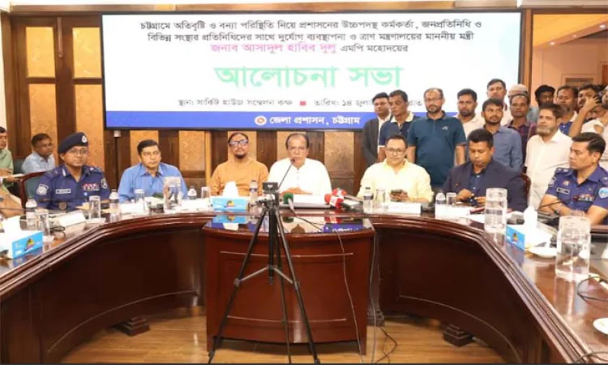 দুর্যোগ ও ত্রাণ মন্ত্রী: বন্যা পরবর্তী পুনর্বাসনে কাজ করছে সরকার