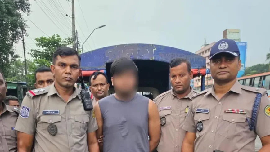 গাবতলীতে স্পোর্টস কার থেকে বিদেশি পিস্তল উদ্ধার, আটক ১