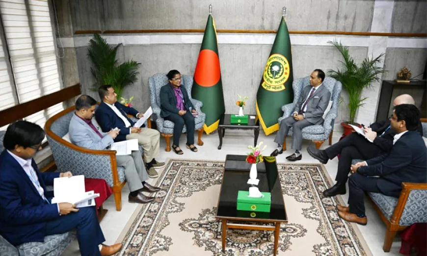 ডেপুটি স্পিকারের সঙ্গে ইউএনডিপি প্রতিনিধিদলের বৈঠক