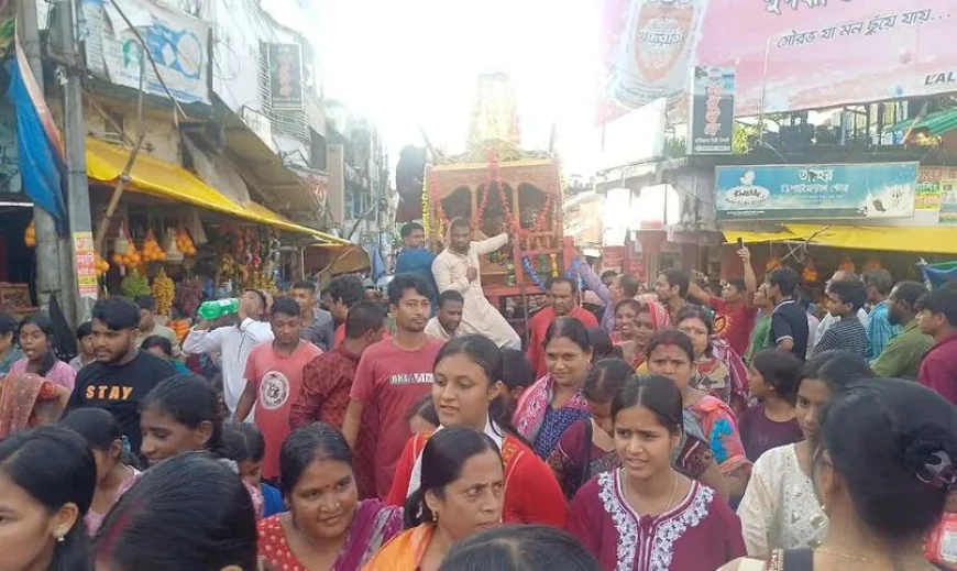 রাঙ্গামাটিতে ফিরতি রথযাত্রা অনুষ্ঠিত