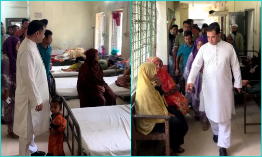 নান্দাইল উপজেলা স্বাস্থ্য কমপ্লেক্স পরিদর্শন করলেন তথ্য প্রতিমন্ত্রী