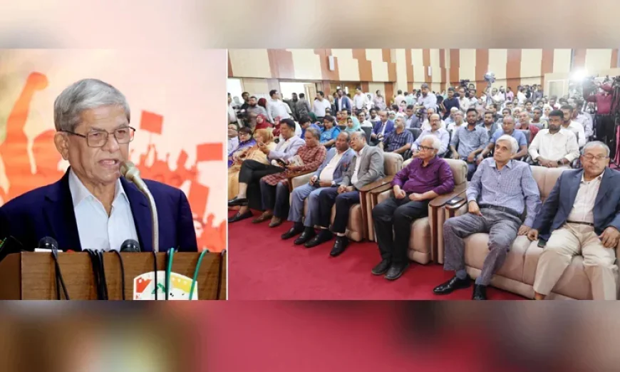 প্রধানমন্ত্রী তারেক রহমান সমাজ পরিবর্তনের আশা জাগাচ্ছেন: মির্জা ফখরুল