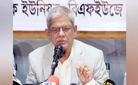 বিরোধী দলকে সঙ্গে নিয়েই সংসদে রাজনৈতিক সংকটের সমাধান সম্ভব: মির্জা ফখরুল