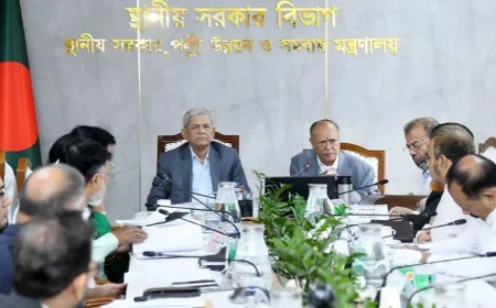 সমন্বিত উদ্যোগেই দূষণ নিয়ন্ত্রণ ও পরিবেশ সুরক্ষার টেকসই সমাধান: স্থানীয় সরকারমন্ত্রী