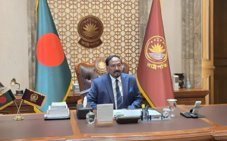 জুলাই গণ-অভ্যুত্থানের চেতনায় গণতান্ত্রিক ও বৈষম্যহীন বাংলাদেশ গড়ার আহ্বান ভারপ্রাপ্ত রাষ্ট্রপতির