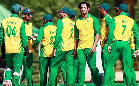 ইকবাল-ইফতেখারের দাপটে ত্রিদেশীয় সিরিজে বাংলাদেশ ইমার্জিং দলের প্রথম জয়