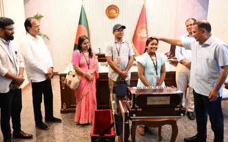 প্রধানমন্ত্রীর সঙ্গে দেখা করে স্বপ্নপূরণ অনুশ্রীর