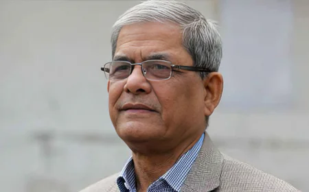 বিএনপি থেকে পদত্যাগ মির্জা ফখরুলের