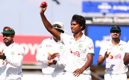 হাসানের বিধ্বংসী বোলিংয়ে ১৯৮ রানে গুটিয়ে গেল অস্ট্রেলিয়া
