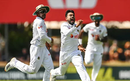 জয়ের জন্য বাংলাদেশের লক্ষ্য ৫৭ রান