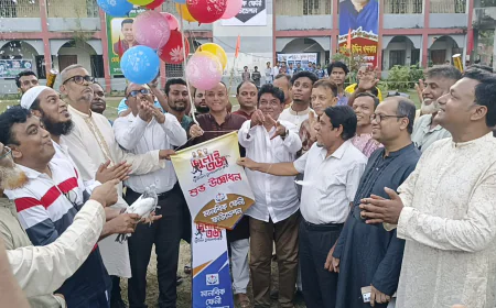 ফেনীতে জুলাই ৩৬ স্মরণে ফুটবল টুর্নামেন্টের উদ্বোধন