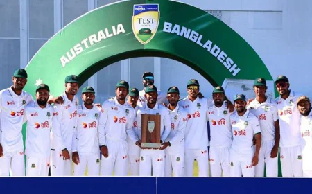 প্রথমবারের মতো টেস্ট র‌্যাংকিংয়ে ষষ্ঠ স্থানে বাংলাদেশ