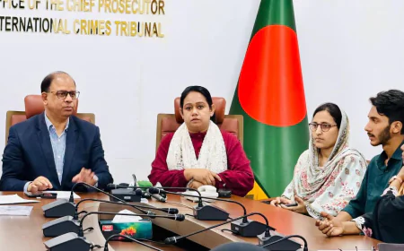 'মায়ের ডাক'-এর প্রতিনিধি দলের সাথে আন্তর্জাতিক অপরাধ ট্রাইব্যুনালের চিফ প্রসিকিউটরের সাক্ষাৎ