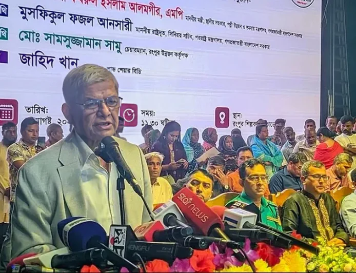 বিরোধীদল হাসিনার ভাষায় কথা বলছে: মির্জা ফখরুল