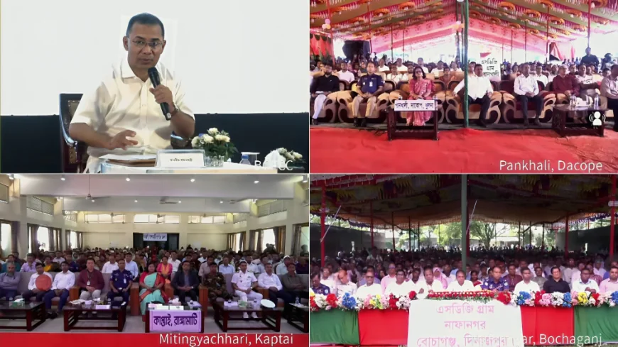 প্রধানমন্ত্রী উদ্বোধন করলেন এসডিজি ভিলেজ পাইলট প্রকল্প