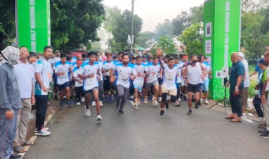 ঠাকুরগাঁওয়ে রাষ্ট্রপতিকে উৎসর্গ করে হাফ ম্যারাথন অনুষ্ঠিত হলো