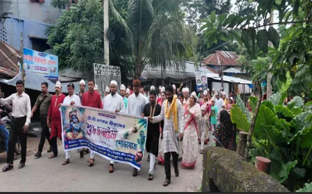 বাগেরহাটে উৎসবমুখর পরিবেশে জন্মাষ্টমী পালিত