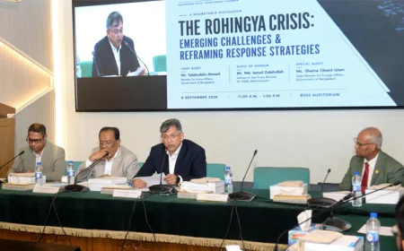 মানবিক সহায়তার পাশাপাশি রোহিঙ্গা সংকটের রাজনৈতিক সমাধান চান স্বরাষ্ট্রমন্ত্রী