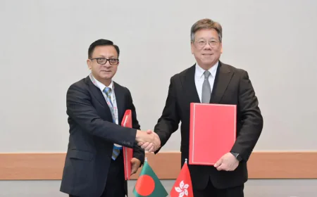 বাংলাদেশ-হংকং বিনিয়োগ সুরক্ষা চুক্তি স্বাক্ষর, বাড়বে দ্বিপক্ষীয় বিনিয়োগ