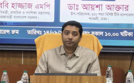 শিগগিরই টিবি হাসপাতাল জাতীয় যক্ষ্মা নিয়ন্ত্রণ ইনস্টিটিউটে রূপান্তরিত হবে: ববি হাজ্জাজ
