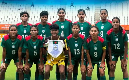 উত্তর কোরিয়ার কাছে ১০-০ গোলে হারল বাংলাদেশ