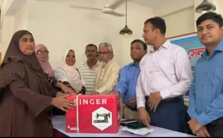 মেহেরপুরে ৬০ নারী পেলেন সেলাই মেশিন