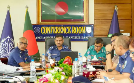 রংপুর রেঞ্জে আইনশৃঙ্খলা নিয়ন্ত্রণে গঠন হচ্ছে পুলিশের কুইক রেসপন্স টিম