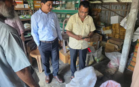 নরসিংদীতে ডিলারসহ তিনজনকে জরিমানা, জব্দ করা হয়েছে সার