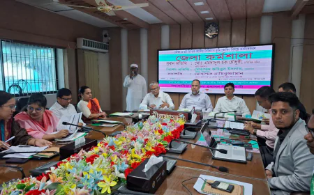 নীলফামারীতে ডিজিটাল ভূমি জোনিং নিয়ে কর্মশালা