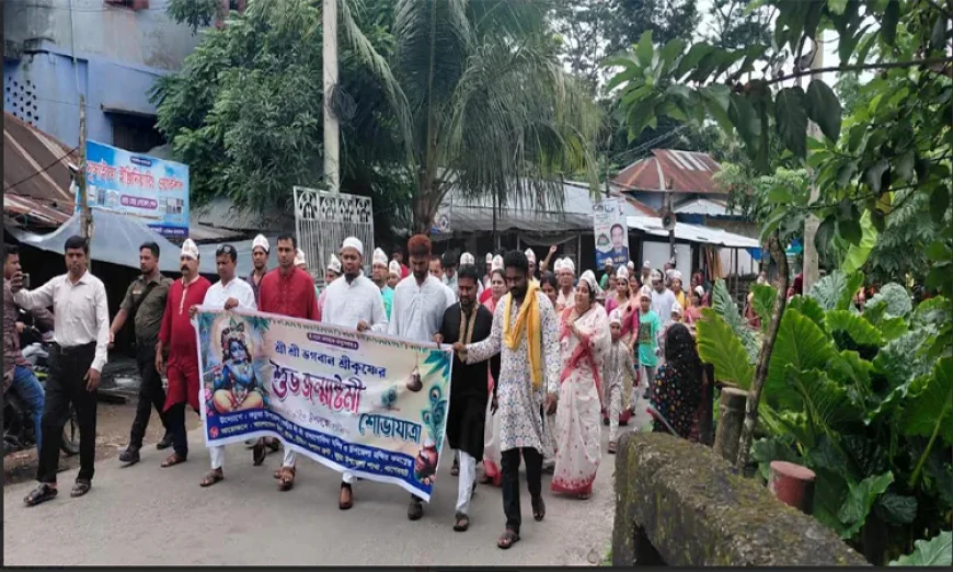 বাগেরহাটে উৎসবমুখর পরিবেশে জন্মাষ্টমী পালিত