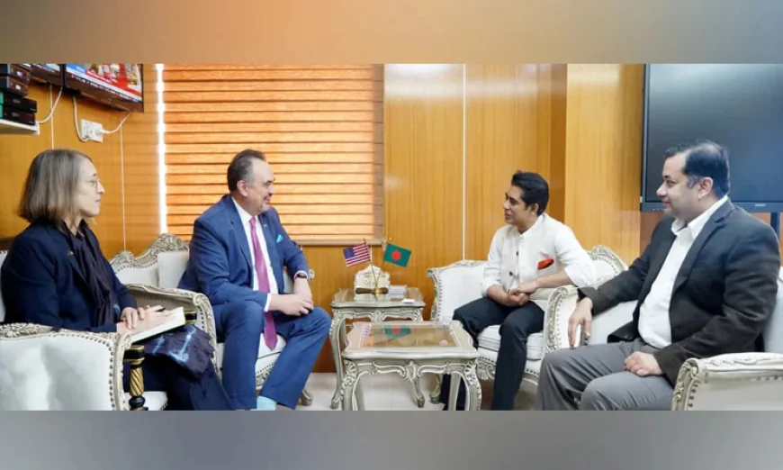 তথ্য মন্ত্রী ও প্রতিমন্ত্রীর সঙ্গে মার্কিন রাষ্ট্রদূতের সাক্ষাৎ