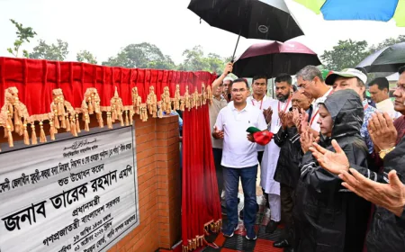 প্রধানমন্ত্রী ফেনীতে ১,৫৪২ কোটি টাকার বন্যা নিয়ন্ত্রণ ও সেচ প্রকল্প উদ্বোধন করেছেন