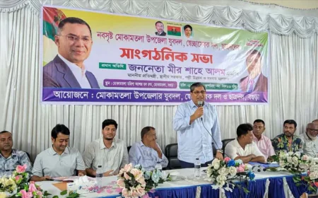 জনসম্পৃক্ত থেকে ঐক্যবদ্ধভাবে কাজের আহ্বান স্থানীয় সরকার প্রতিমন্ত্রীর