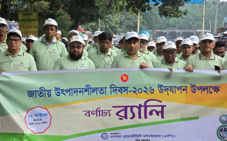 আজ জাতীয় উৎপাদনশীলতা দিবস