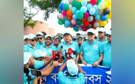 পরিকল্পিত নগরায়ণের মাধ্যমে বাসযোগ্য বাংলাদেশ গড়তে কাজ করছে সরকার: গণপূর্ত মন্ত্রী